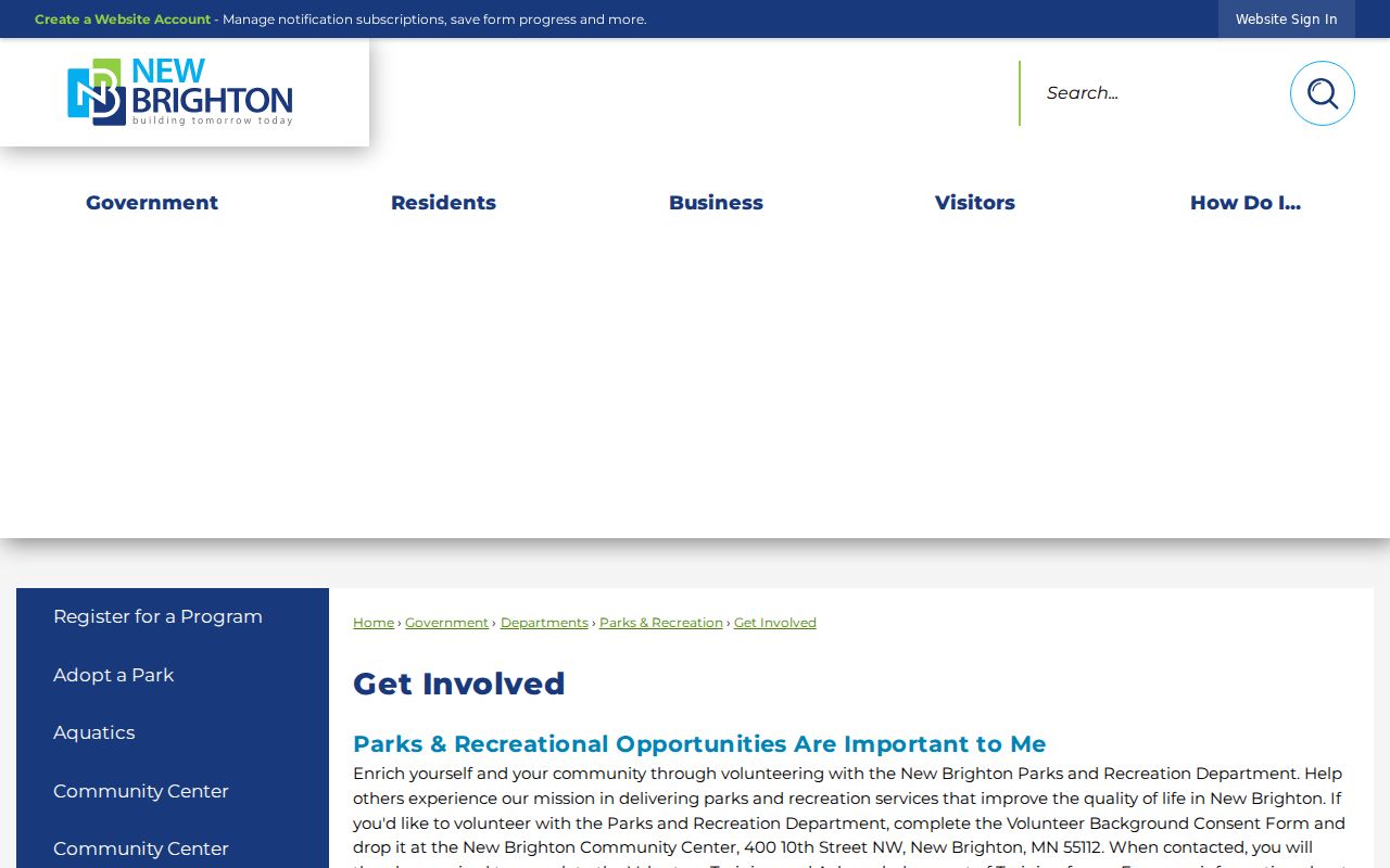 New Brighton neighbors community involvement routes