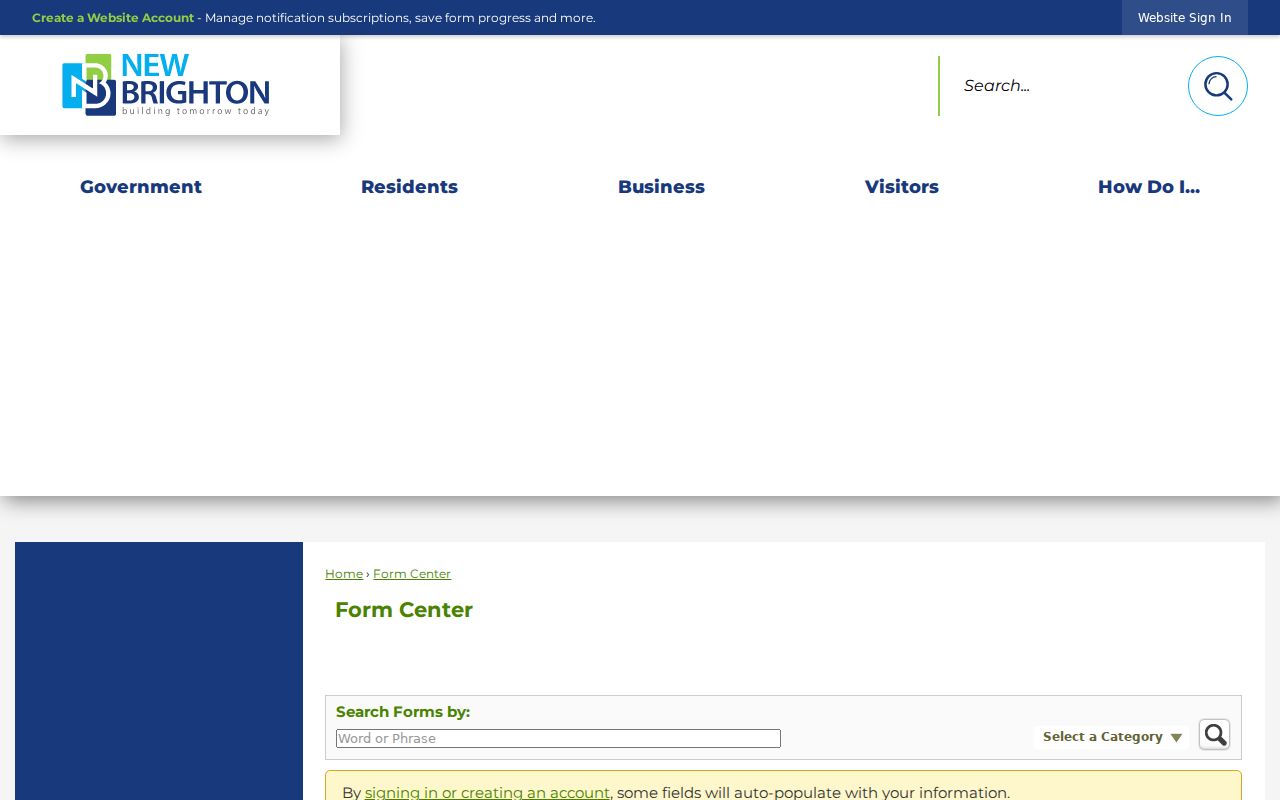 New Brighton residents directory city public data request form