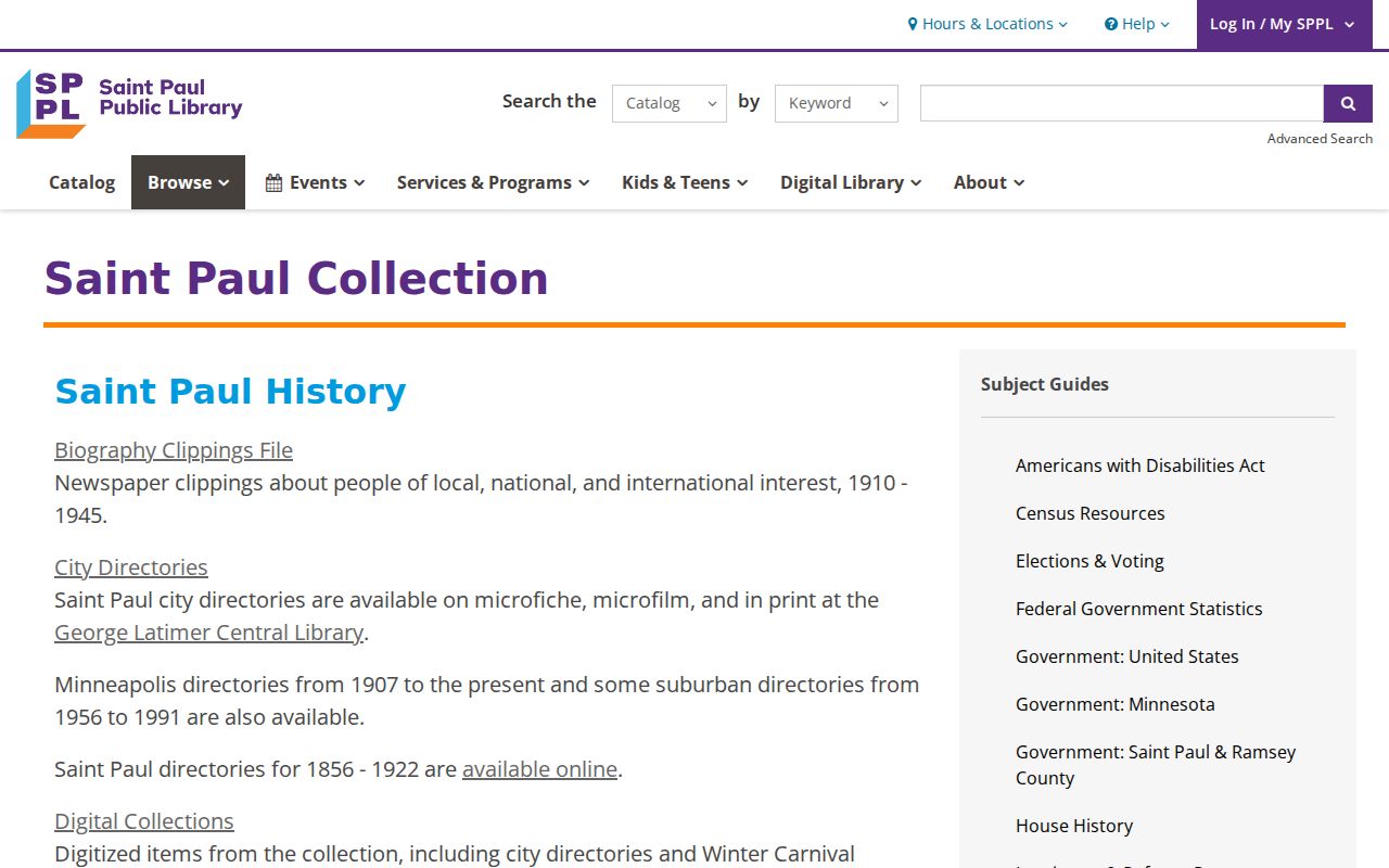 New Brighton city directory comparison through the Saint Paul Collection